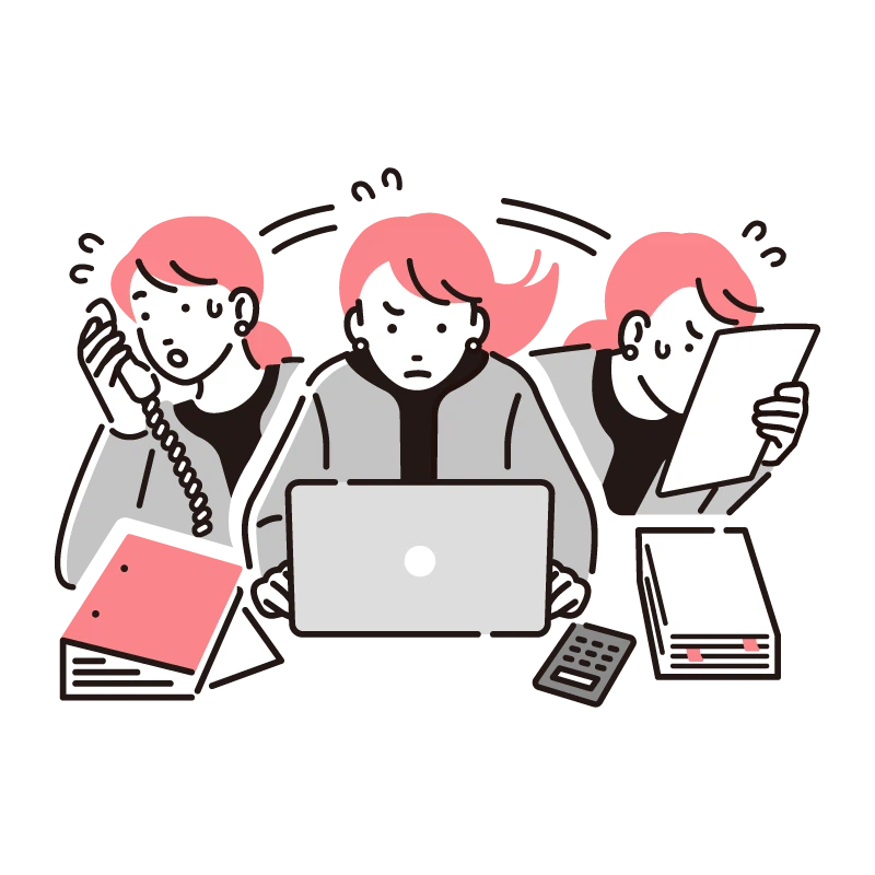 経営に集中したいのに財務処理に追われ、困っている